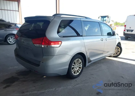 2013 Toyota Sienna Xle V6 8 Passenger из США, поврежденный, VIN 5TDYK3DC3DS297044